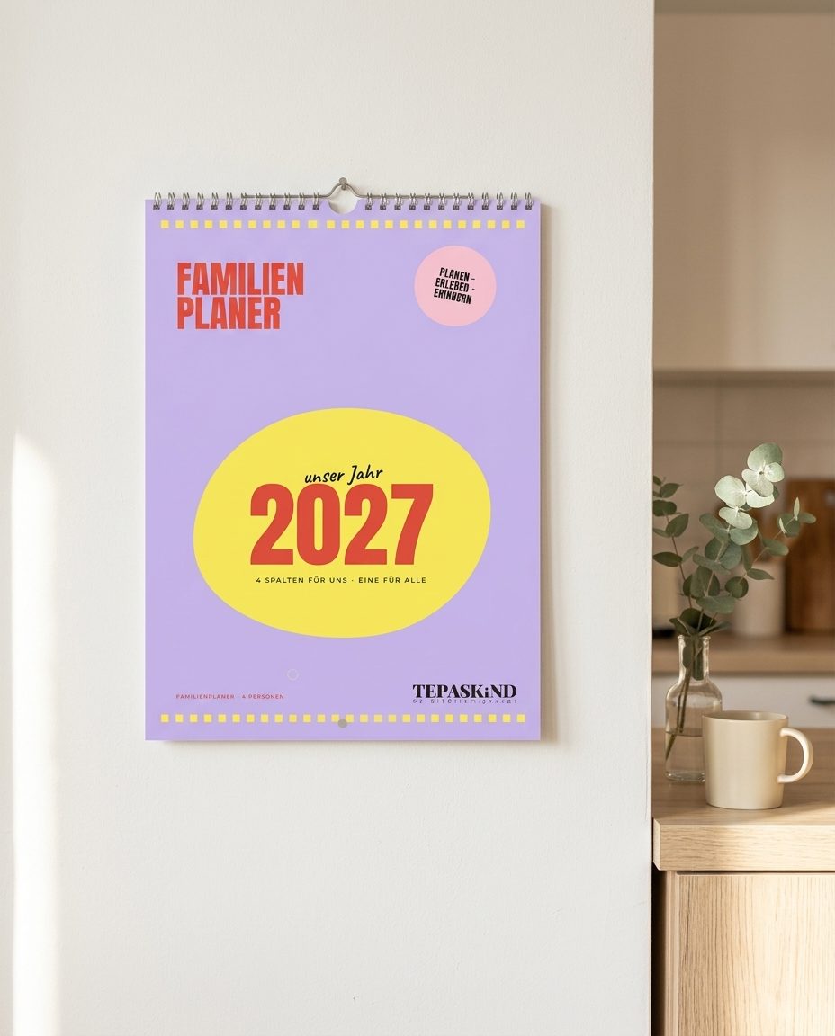 Merkkalender an der Küchenwand